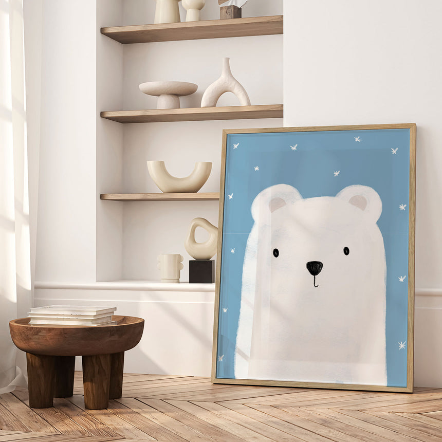 Plakat - Cute Polar Bear - Bainai