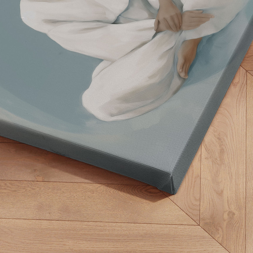 Lærredstryk - Woman in Meditation - Andres Magnusson