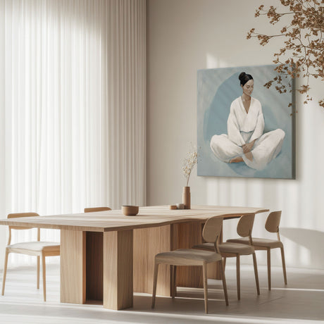 Lærredstryk - Woman in Meditation - Andreas Magnusson