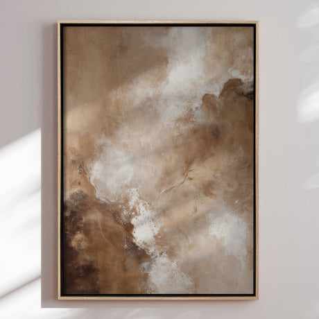 Håndlavet maleri med ramme - Organic Desert Flow - Alpenglow Workshop - Mixed media