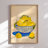 Plakat - Fresh Lemon Bowl - Nikita Jariwala