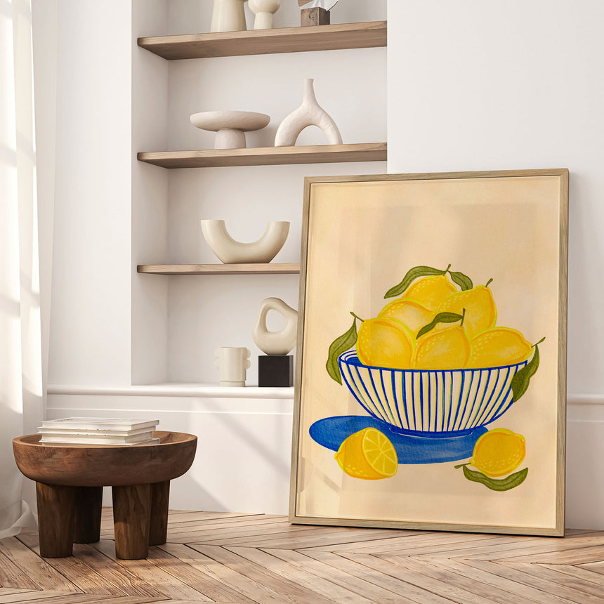 Plakat - Fresh Lemon Bowl - Nikita Jariwala