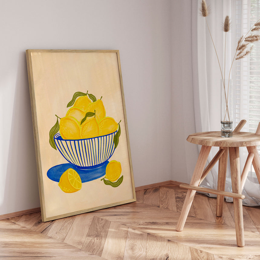 Plakat - Fresh Lemon Bowl - Nikita Jariwala