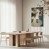 Lærredstryk - Woman Portrait with Closed Eyes - Bella Eve