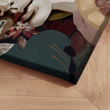 Lærredstryk - Woman Portrait with Floral Elements - Bella Eve