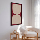 Lærredstryk - Minimalist Beige Shapes - Vitor Costa