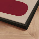 Lærredstryk - Crimson Contours - Vitor Costa