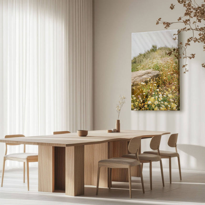 Lærredstryk - Golden Wildflower Meadow - Raisa Zwart