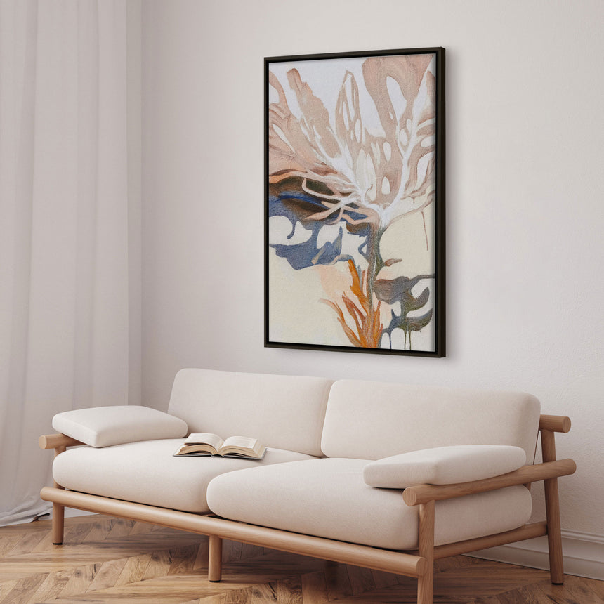 Lærredstryk - April flowers III - Alma