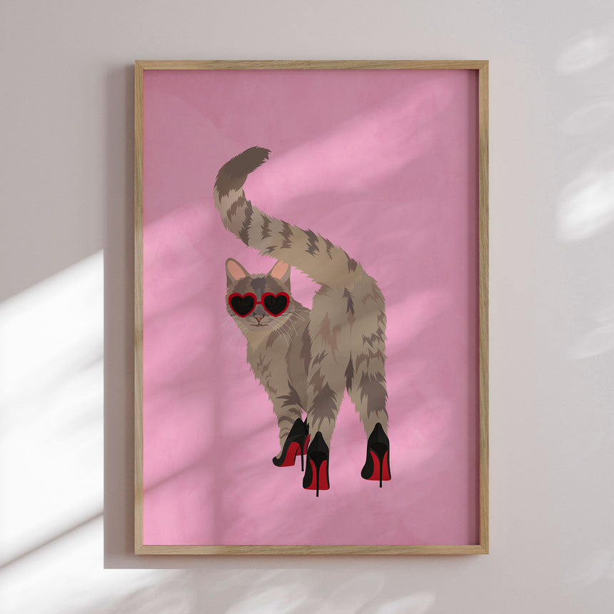 Plakat - Catwalk Cat - Sarah Manovski