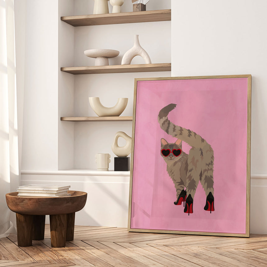 Plakat - Catwalk Cat - Sarah Manovski