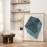 Plakat - Zen Stone V. (blue version) - Paulina Vårregn