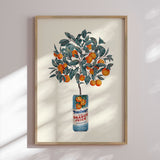 Plakat - Orange Tree Can - CATS AND DOTZ