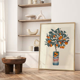Plakat - Orange Tree Can - CATS AND DOTZ