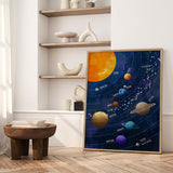Plakat - Colorful Solar System - CATS AND DOTZ