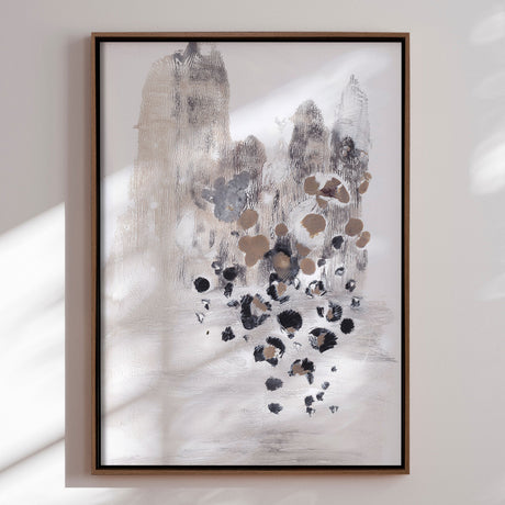 Håndlavet maleri med ramme - Ethereal Cascades - Maira Ribena - Mixed media