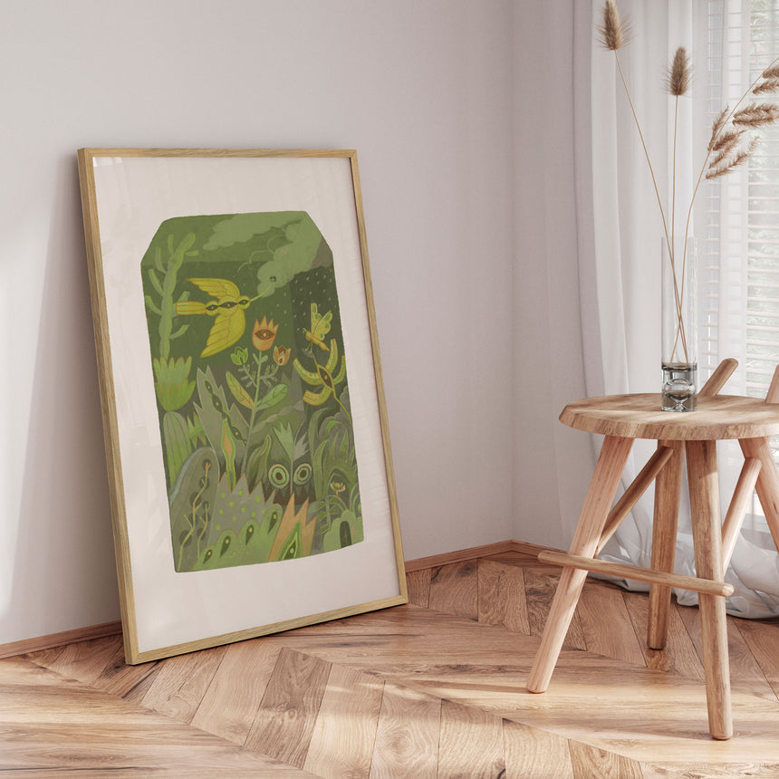 Plakat - Whimsical Nature Inspired Landscape - Hieuchau