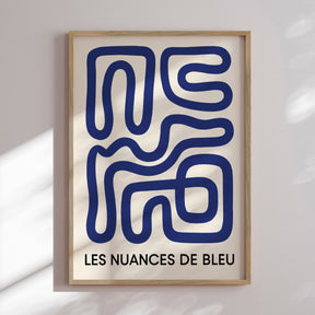 Plakat - Blue Maze Flow - Treechild - Incado