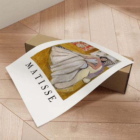 Plakat - Jeune Femme à La Pelisse Blanche - Henri Matisse