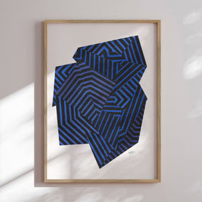 Plakat - Zen Stone VIII. (blue version) - Paulina Vårregn - Incado