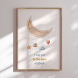 Plakat - Dreamy Moon - Saskia Michele