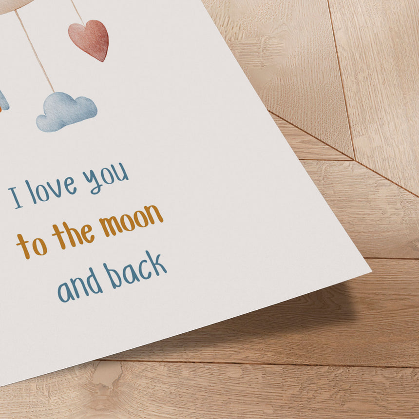 Plakat - Dreamy Moon - Saskia Michele