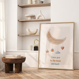 Plakat - Dreamy Moon - Saskia Michele