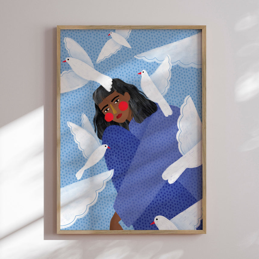 Plakat - Serenity in Flight - Bea Müller