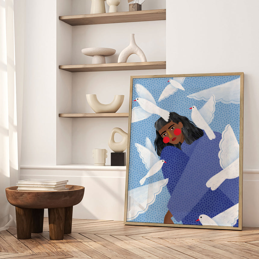 Plakat - Serenity in Flight - Bea Müller