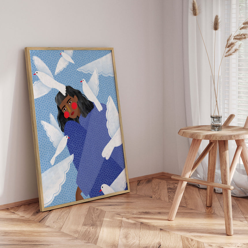 Plakat - Serenity in Flight - Bea Müller
