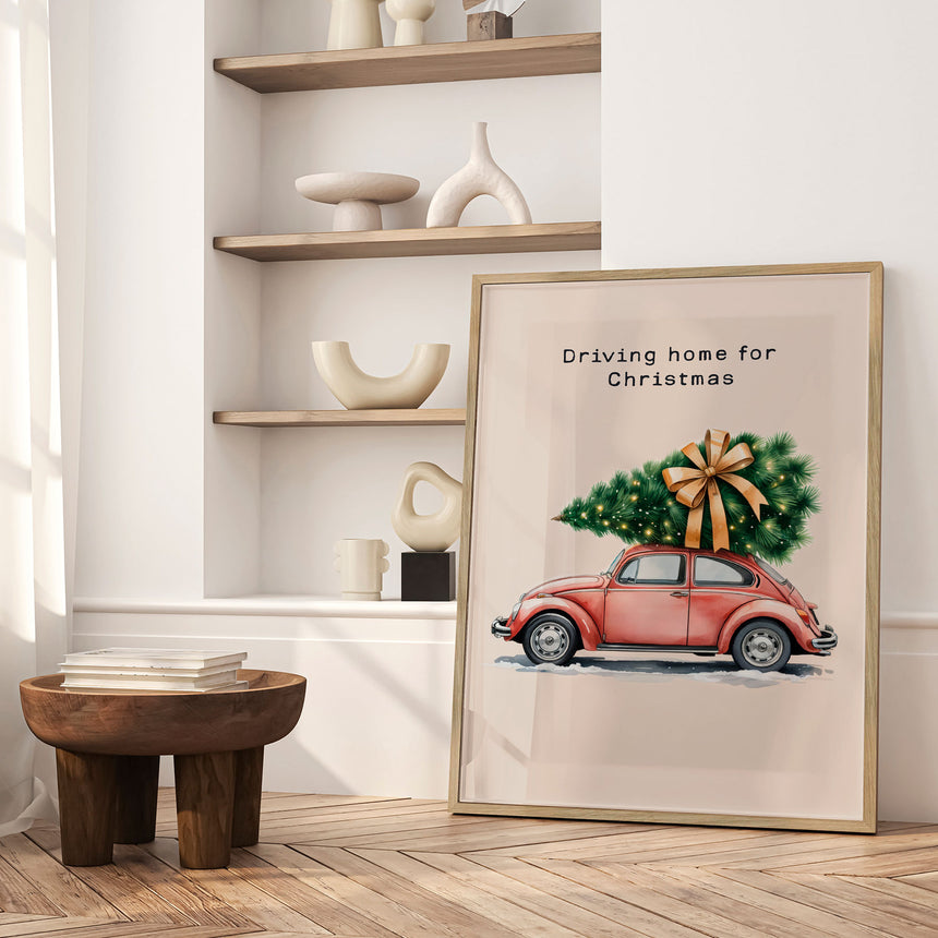 Plakat - Driving Home for Christmas - Andreas Magnusson