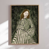 Plakat - Woman Sitting - Sharyn Bursic