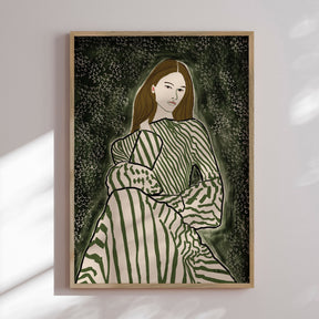 Plakat - Woman Sitting - Sharyn Bursic - Incado