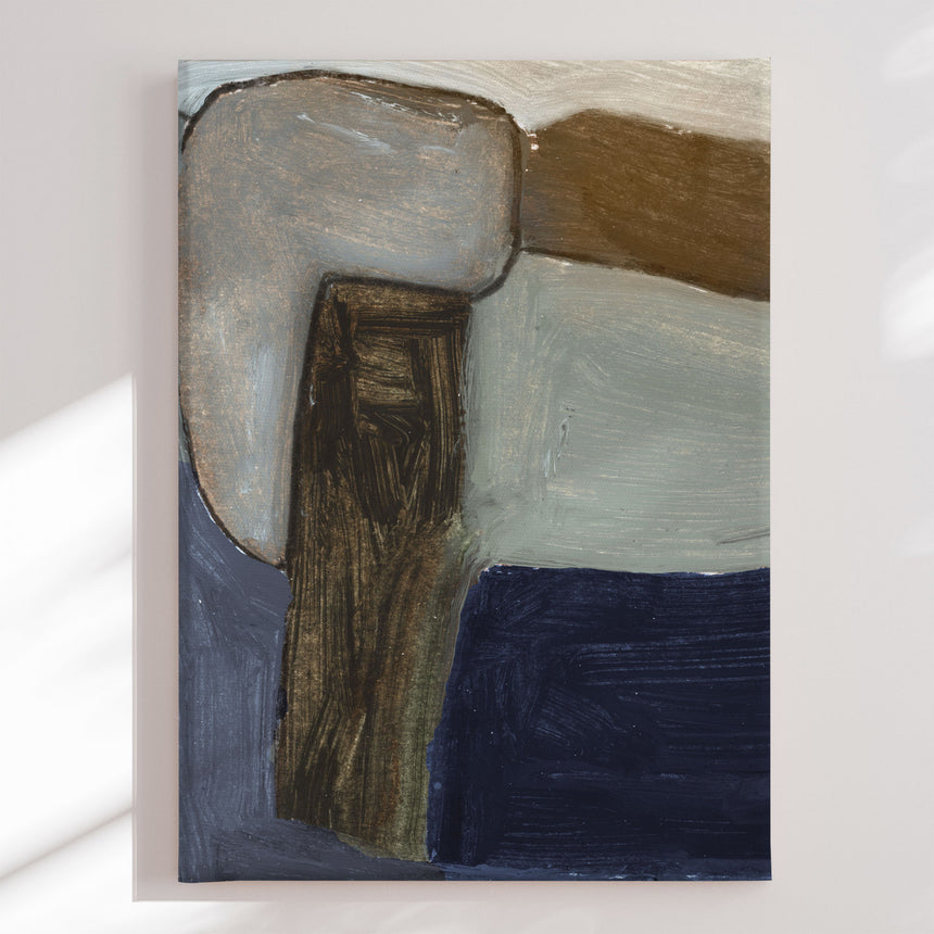 Lærredstryk - Pieces - Dan Hobday