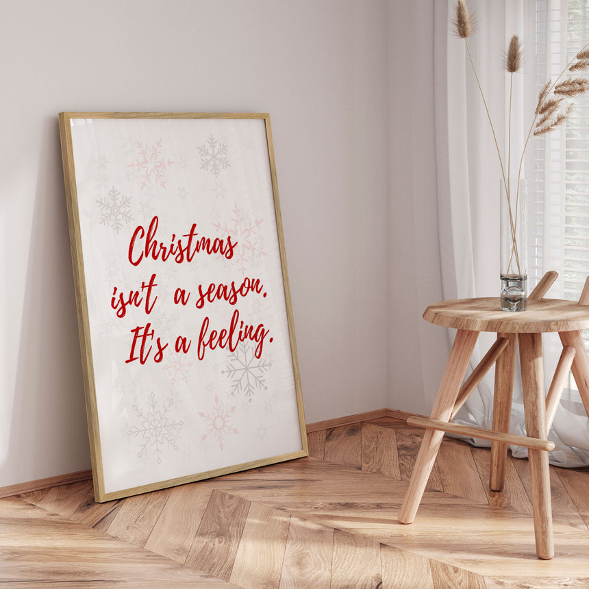 Plakat - Christmas is a Feeling - Kristina N.