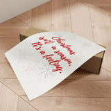 Plakat - Christmas is a Feeling - Kristina N.