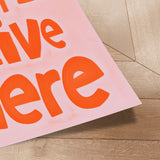 Plakat - Cool People - Kathrin Pienaar