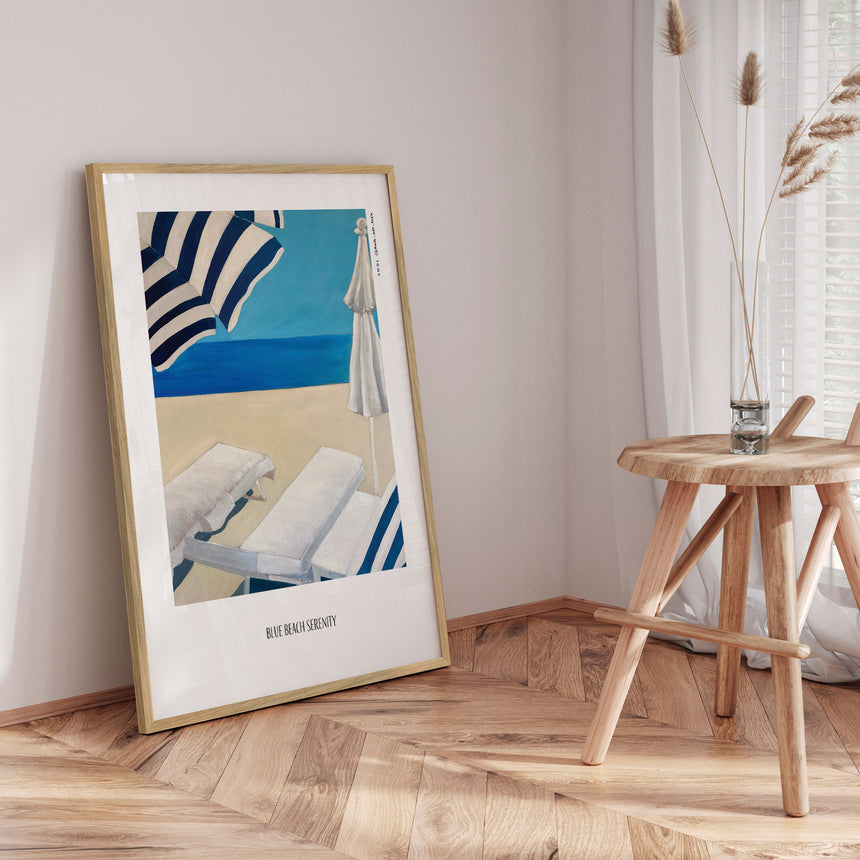 Plakat - Cannes Beach - Awol Art Alex