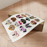 Plakat - Dogs  in Glasses - Hanna Melin