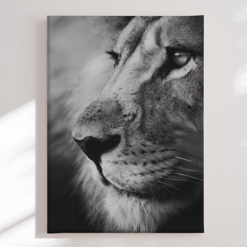 Lærredstryk - Old Lion - Treechild