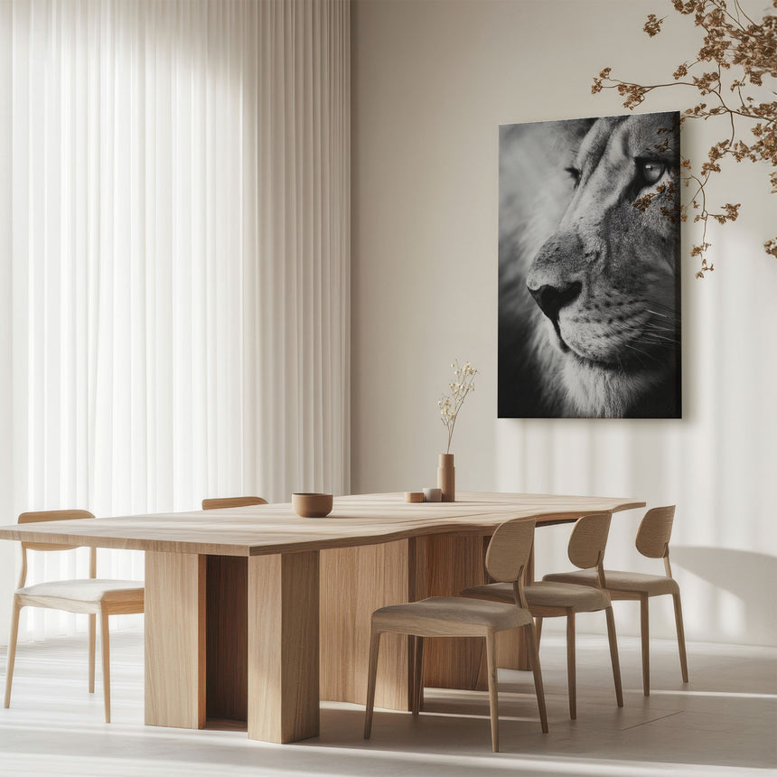 Lærredstryk - Old Lion - Treechild