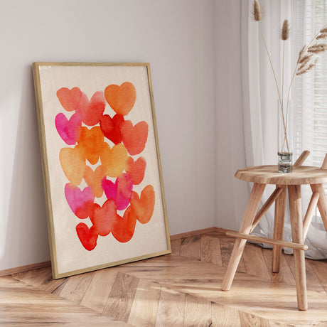 Plakat - Hearts - Ekaterina Koroleva