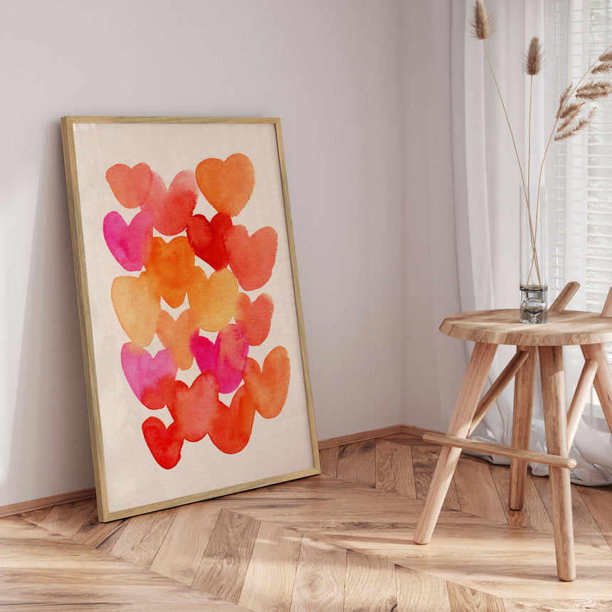 Plakat - Hearts - Ekaterina Koroleva