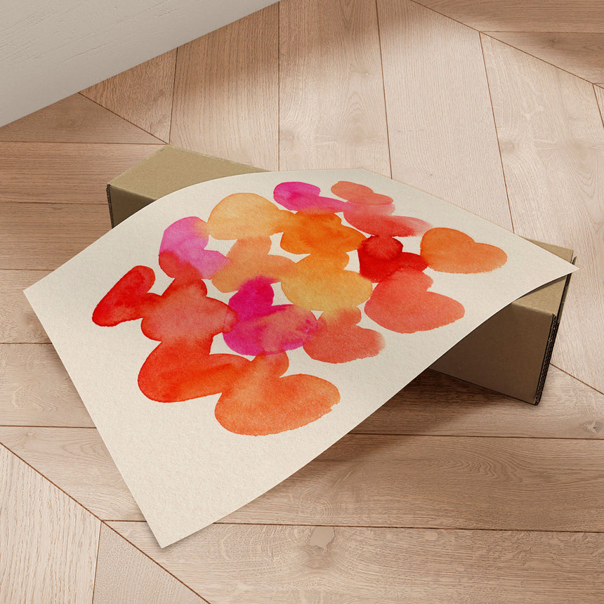 Plakat - Hearts - Ekaterina Koroleva