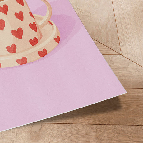 Plakat - Pink Heart Mug - Neetesh Kumar