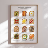 Plakat - Breakfast Toast Delights - Neetesh Kumar