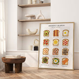 Plakat - Breakfast Toast Delights - Neetesh Kumar