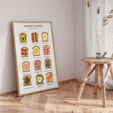 Plakat - Breakfast Toast Delights - Neetesh Kumar