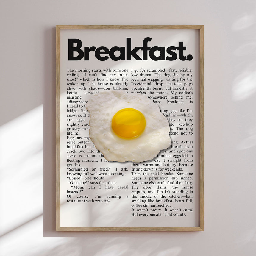 Plakat - Breakfast