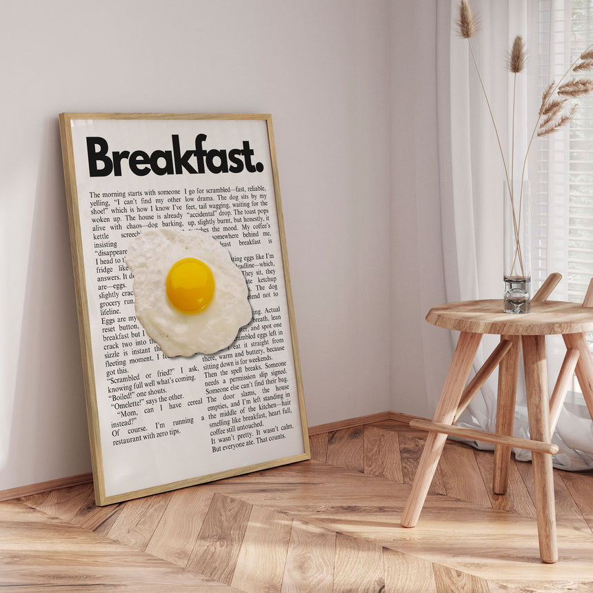 Plakat - Breakfast